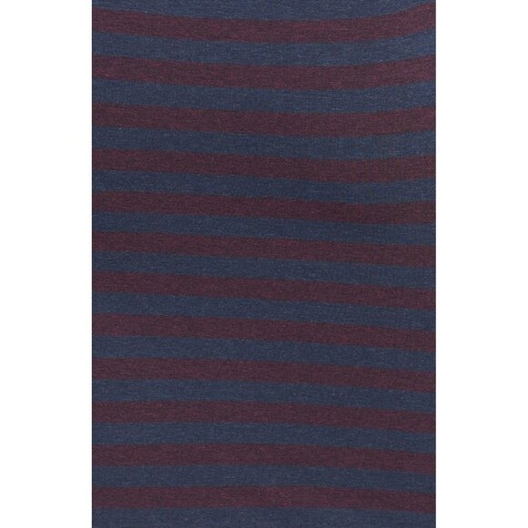 NWT Nicole Miller Artelier Quinn Bateau Neck Striped Tucked Jersey Dress M $265 - Picture 5 of 6